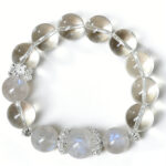 Elegant Bohemian Style Clear Quartz Beaded Bracelet