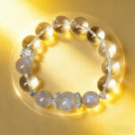 Elegant Bohemian Style Clear Quartz Beaded Bracelet - Image 4