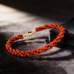 Bohemian Style South Red Agate Twist Multi-Gem Fashion Bracelet - Image 3