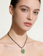 Boho Gold-Plated Natural Raw Crystal Pendant Necklace, Irregular Amethyst Rose Quartz Citrine Clear Quartz - Image 3