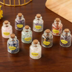 Natural crystal fragments, floating bottle, amethyst powder, crystal, clear crystal, magnetizer, wishing bottle, mineral marker, desktop ornament - Image 3