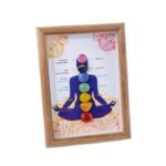 Natural Rainbow Crystal Raw Stone Ornament, Yoga Healing Crystal Decoration