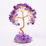 Natural Crystal Tumbled Stones Money Tree Home Desk Decor Ornament - Image 3