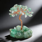 Natural Crystal Tumbled Stones Money Tree Home Desk Decor Ornament - Image 2